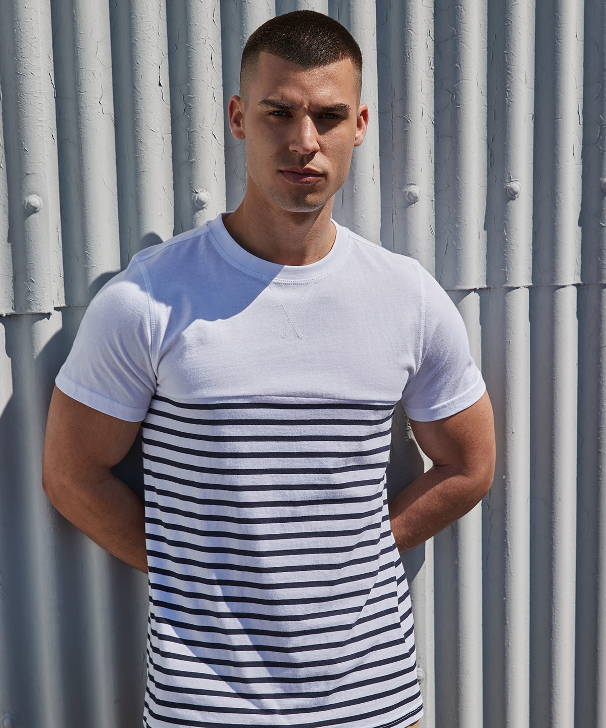 Front Row Short-Sleeved Breton T