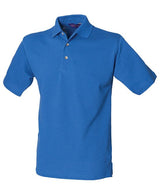 Henbury Classic Cotton Piqué Polo With Stand-Up Collar