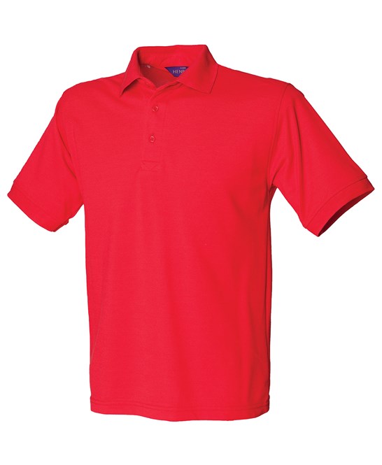 Henbury 65/35 Classic Piqué Polo Shirt - Red*