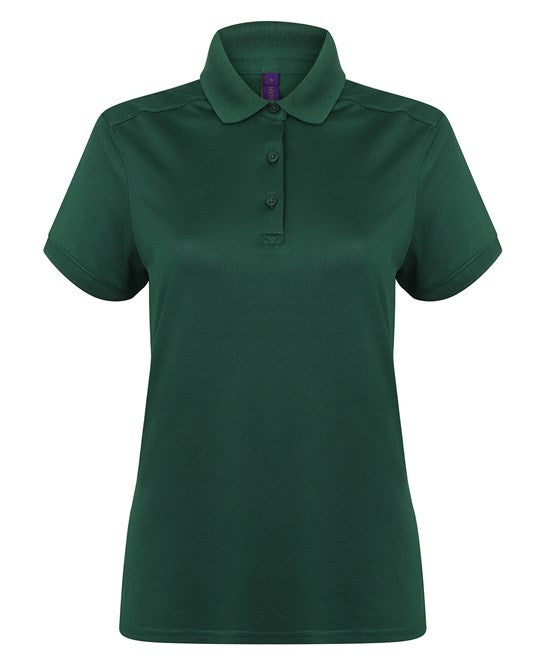 Henbury Women's Stretch Polo Shirt With Wicking Finish (Slim Fit)