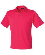 Henbury Coolplus® Polo Shirt - Bright Pink