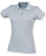 Henbury Women's Coolplus® Polo Shirt - Silver Grey