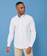 Henbury Modern Long Sleeve Oxford Shirt