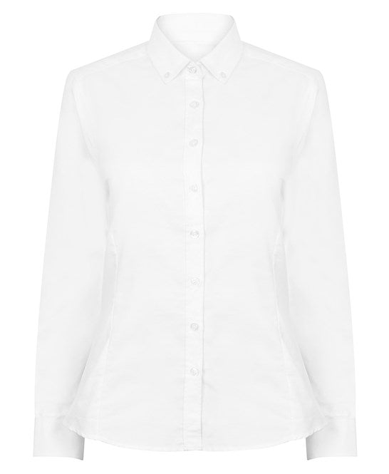 Henbury Women's Modern Long Sleeve Oxford Shirt