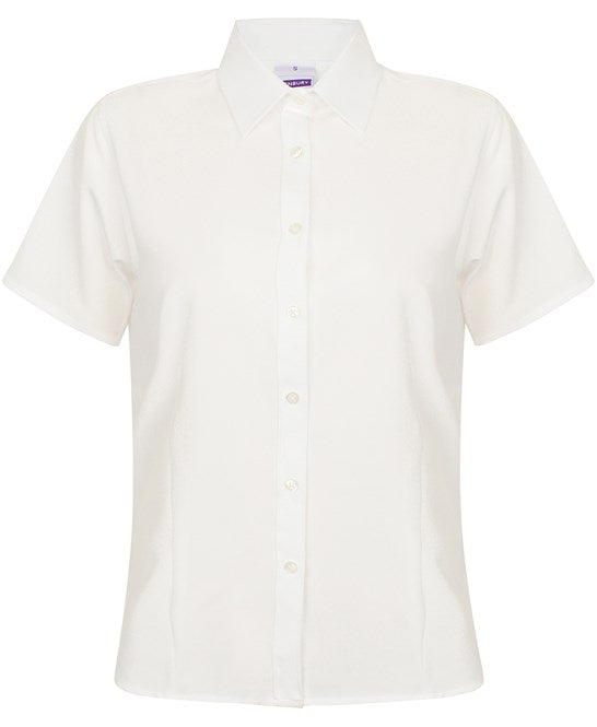 Henbury Women's Wicking Antibacterial Short Sleeve Shirt