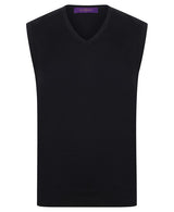 Henbury Sleeveless V-Neck Jumper