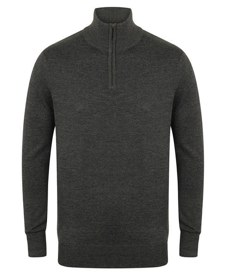 Henbury ¼ Zip Jumper