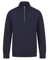 Henbury Unisex Sustainable ¼-Zip Sweatshirt