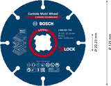 Bosch Professional Expert X-LOCK Carbide Multi Wheel Cutting Disc - 125mm x 1mm x 22.23mm