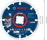 Bosch Professional X-LOCK Diamond Metal Cutting Disc - 115 x 22.23 mm