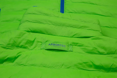 Arbortec Insulated Jacket Lime/Blue #colour_lime-blue