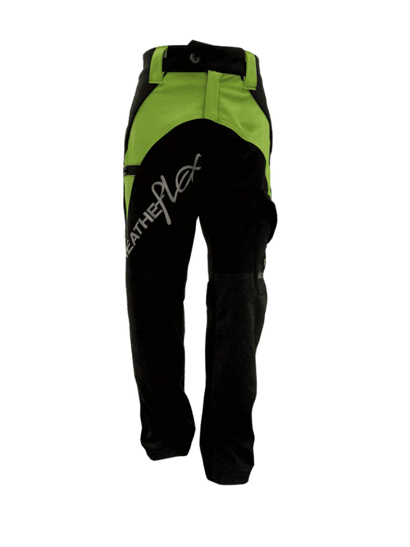 Arbortec Childrens Breatheflex Trousers   #colour_black-lime