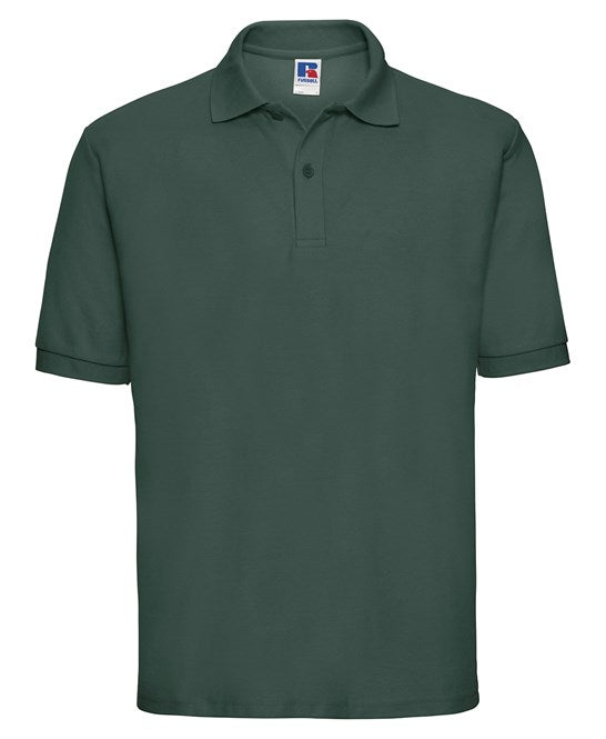 Russell Europe Classic Polycotton Polo - Bottle Green