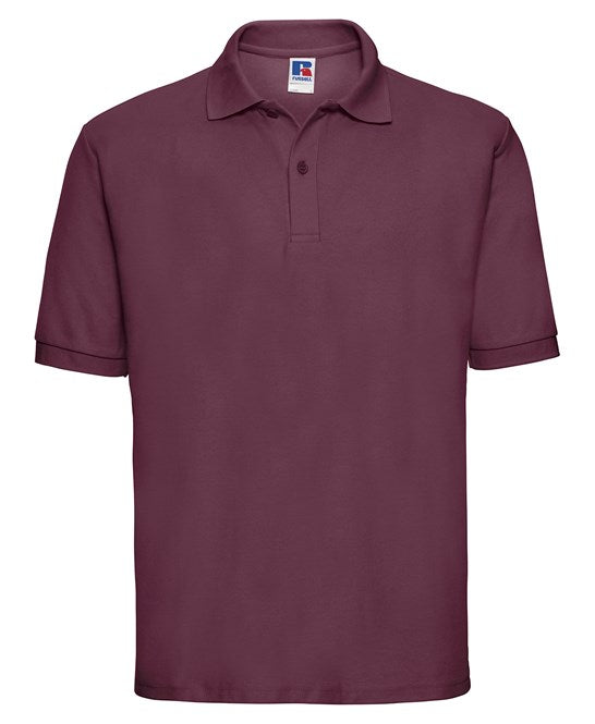 Russell Europe Classic Polycotton Polo - Burgundy