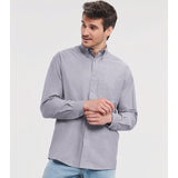 Russell Collection Long Sleeve Easycare Oxford Shirt