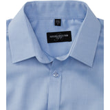 Russell Collection Short Sleeve Herringbone Shirt