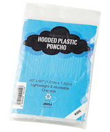 Home & Living Kids Emergency Hooded Plastic Poncho