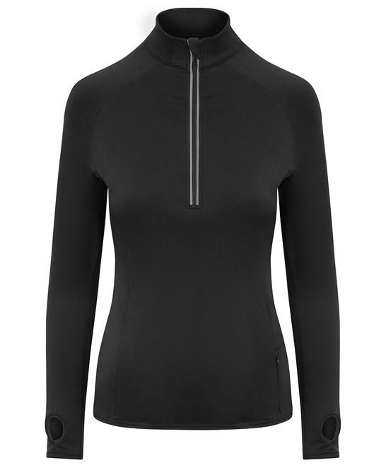 Awdis Just Cool Women's Cool Flex Long Half-Zip Top