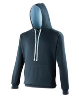 Awdis Just Hoods Varsity Hoodie - New French Navy/Sky Blue*