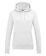 Awdis Just Hoods Women's College Hoodie - Arctic White