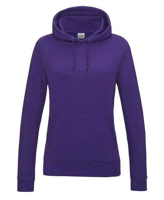 Awdis Just Hoods Women's College Hoodie - Purple