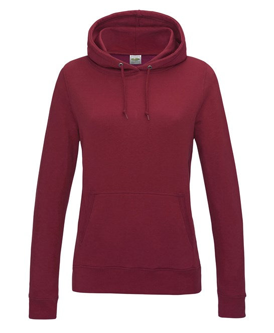 Awdis Just Hoods Women's College Hoodie - Red Hot Chilli