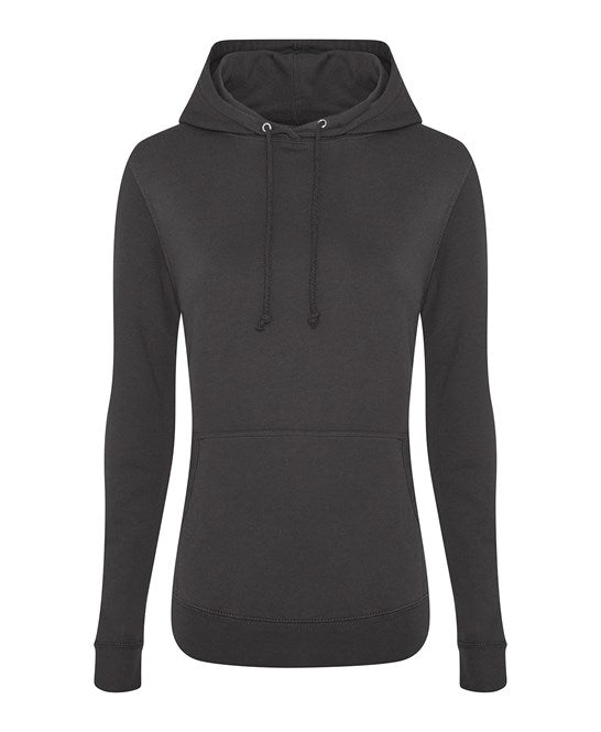 Awdis Just Hoods Women's College Hoodie - Storm Grey