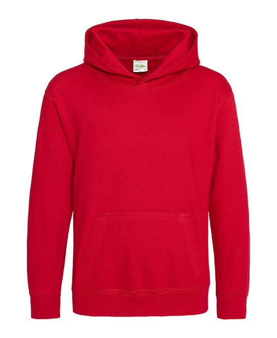 Awdis Just Hoods Kids Hoodie - Fire Red