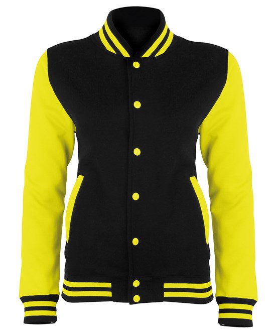 Awdis Just Hoods Electric Varsity Jacket