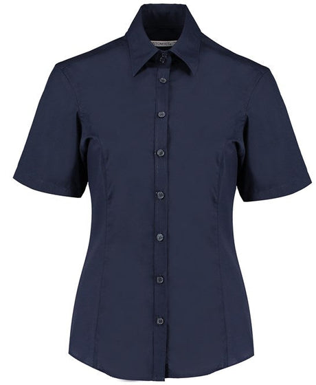 Kustom Kit Business Blouse Short-Sleeved (Tailored Fit)