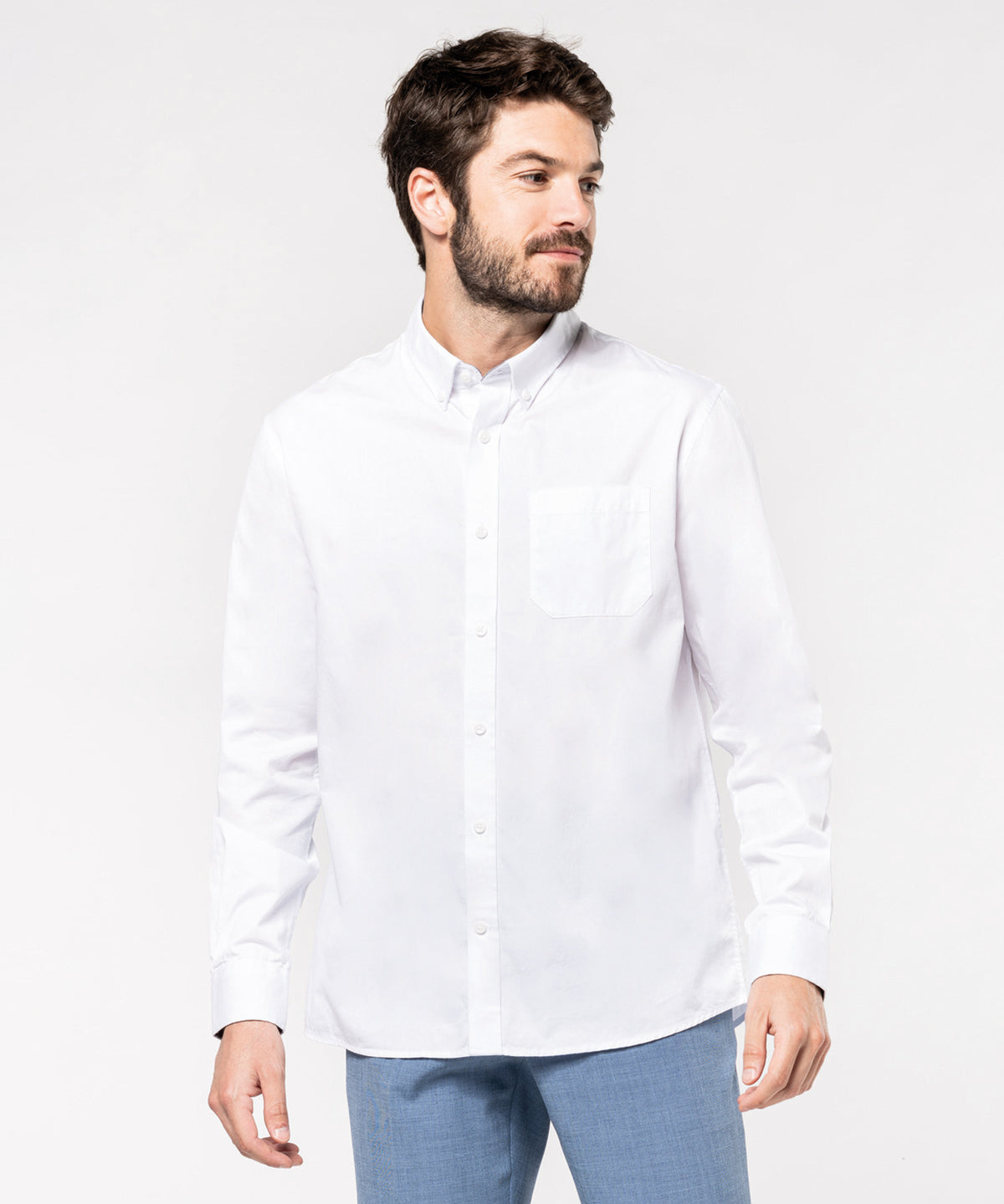 Kariban Men's Nevada Long Sleeve Cotton Shirt