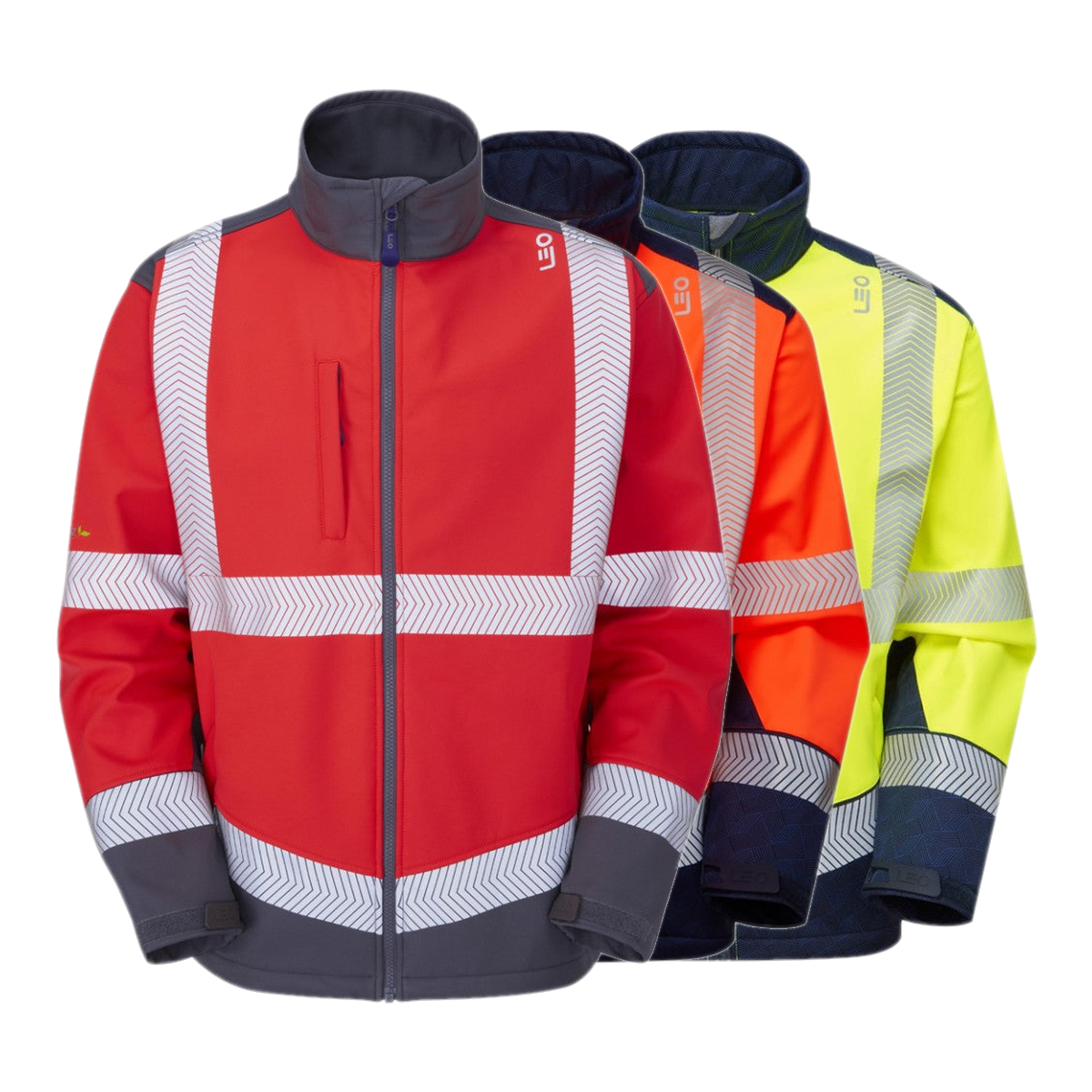 Leo Workwear BOWDEN Leo EcoViz Softshell Jacket
