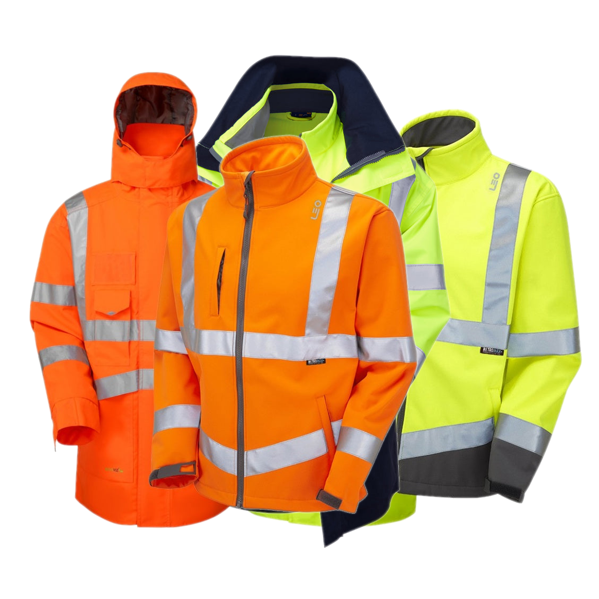 Leo Workwear CLOVELLY + BUCKLAND Leo 3-in-1 Anorak + Softshell Jacket