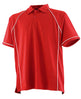 Finden & Hales Piped Performance Polo - Red/White*