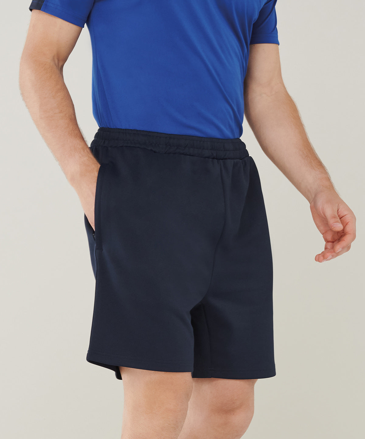 Finden & Hales Knitted Shorts With Zip Pockets