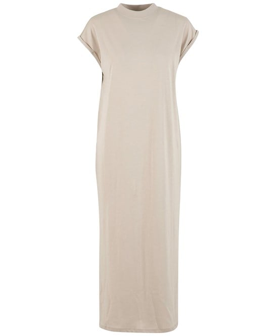 New Morning Studios NM045 Women’s Long Extended Shoulder Dress