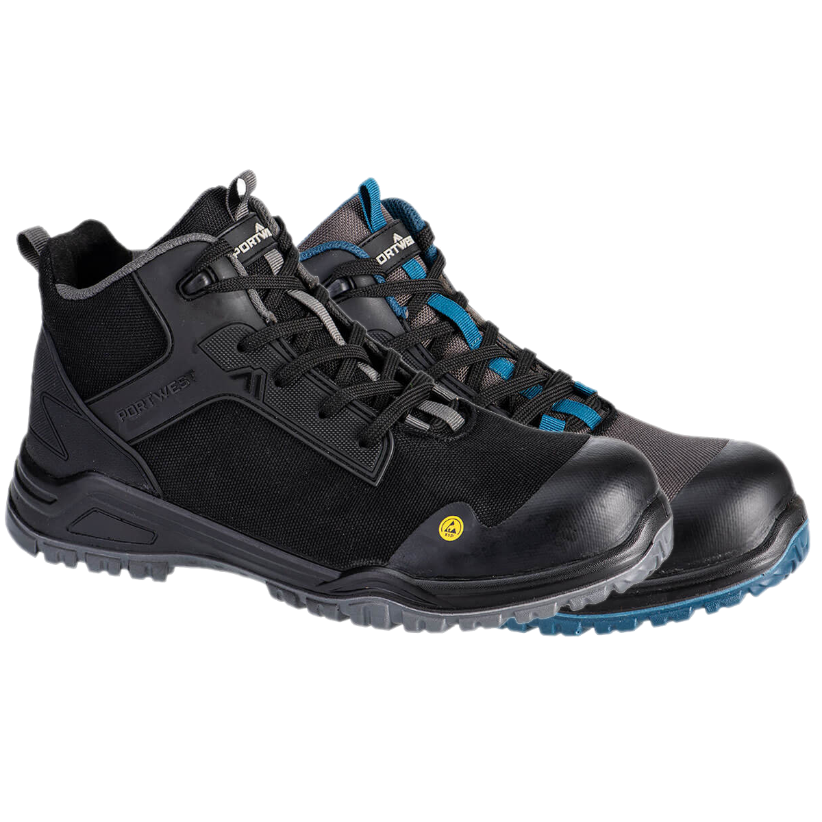 Portwest Bevel Composite Mid Boot S3S ESD SR FO