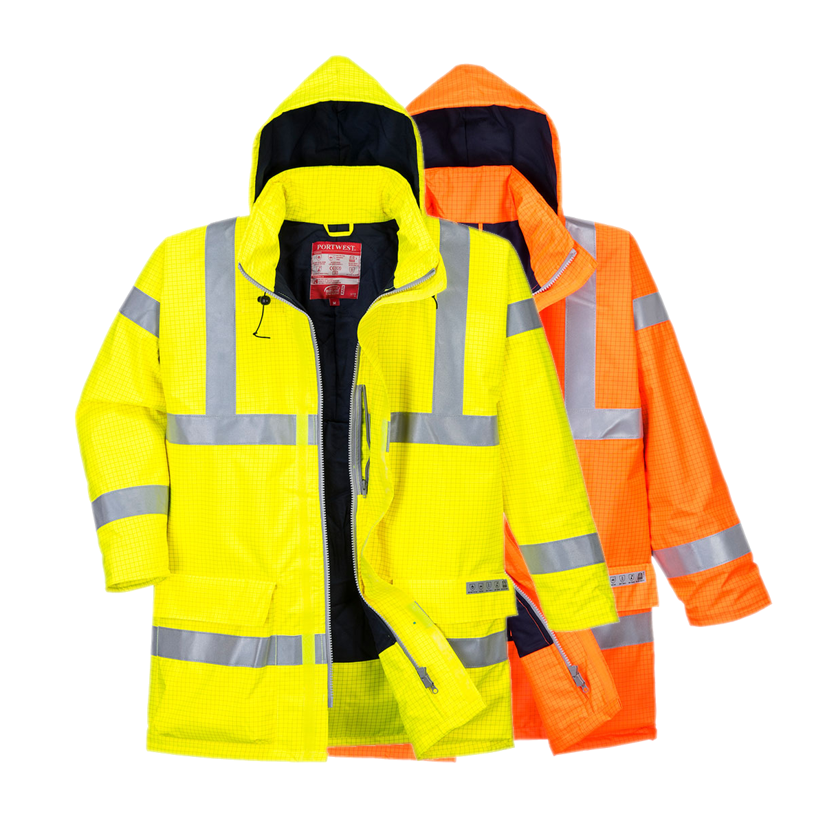 Portwest Bizflame Rain Hi-Vis Antistatic FR Jacket