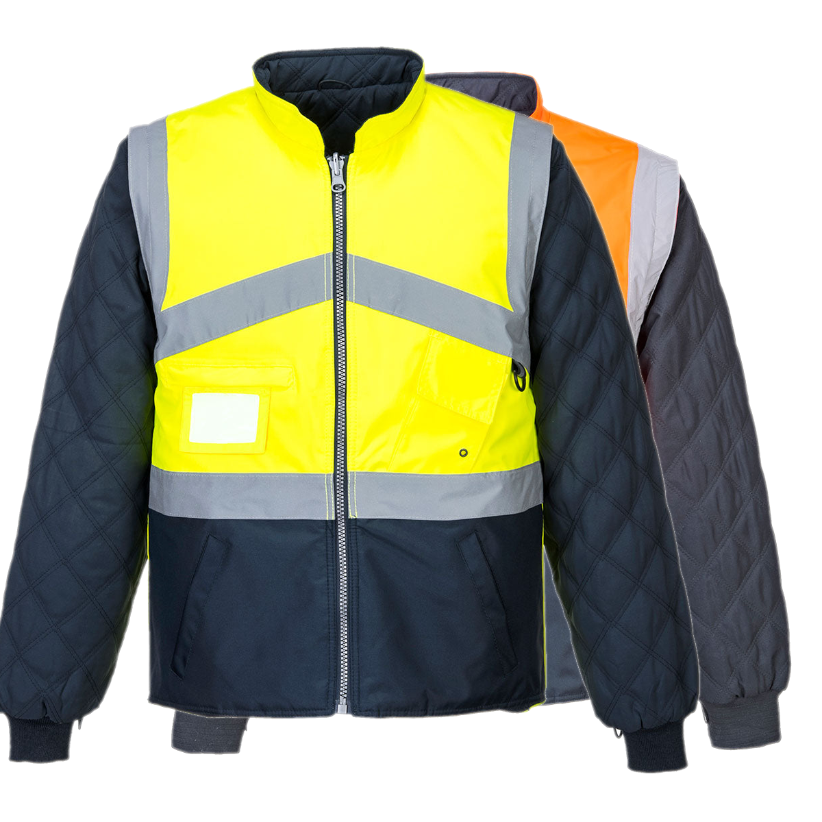 Portwest Hi-Vis Breathable 2-in-1 Contrast Reversible Jacket