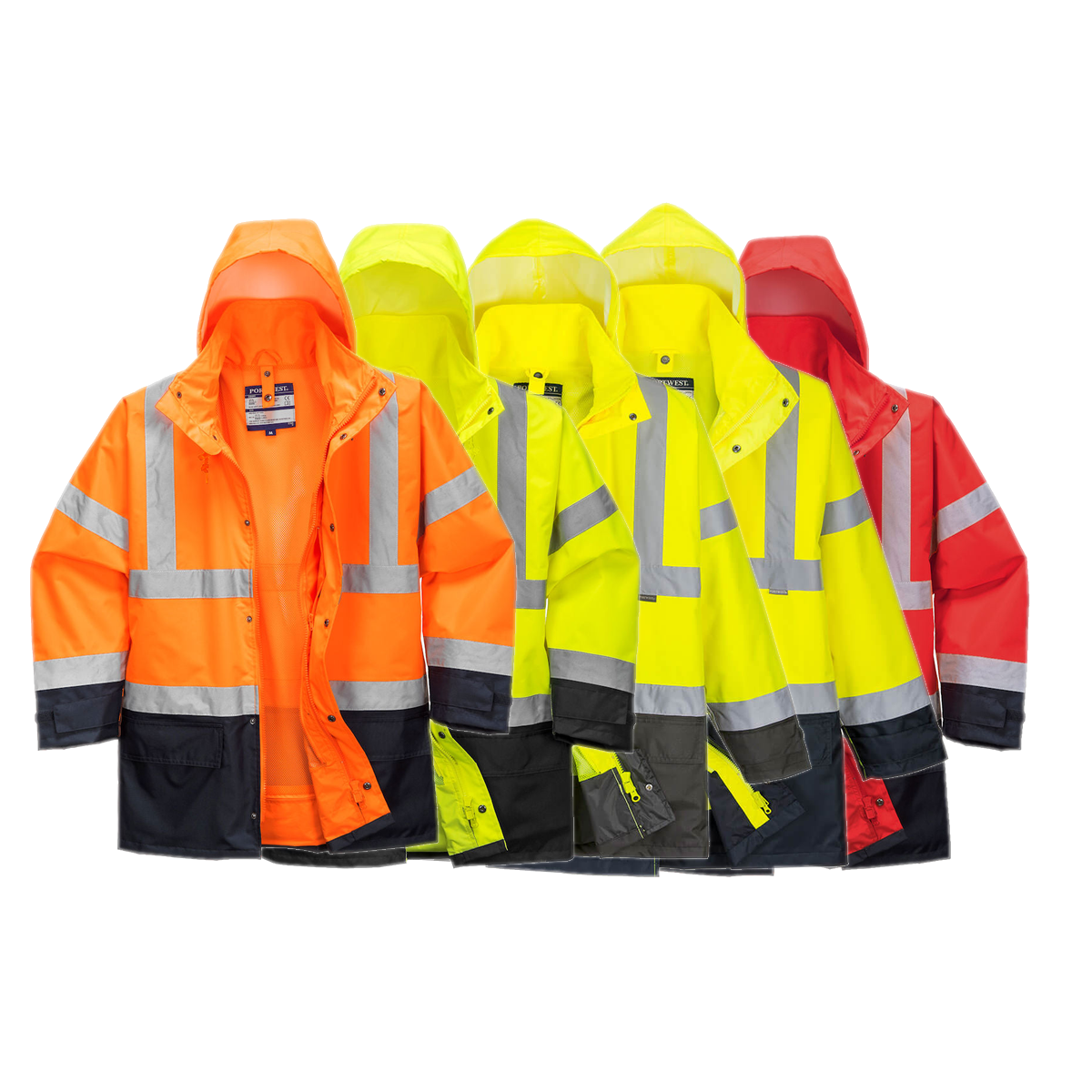 Portwest Hi-Vis 5-in-1 Contrast Executive Jacket