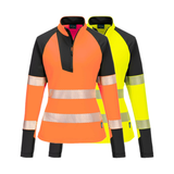 Portwest PW3 Hi-Vis Women's 1/4 Zip Sweatshirt