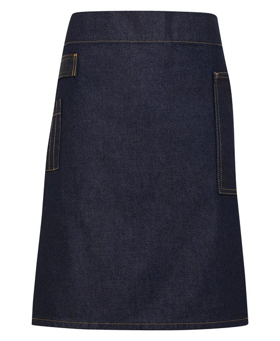 Premier Division Waxed-Look Denim Waist Apron