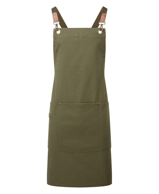 Premier PR182 Clip ‘n’ Clasp Cross-Back Bib Apron