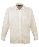 Premier Long Sleeve Poplin Shirt - Natural