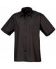 Premier Short Sleeve Poplin Shirt - Black