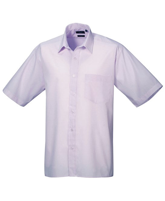 Premier Short Sleeve Poplin Shirt - Lilac