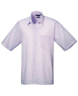 Premier Short Sleeve Poplin Shirt - Lilac