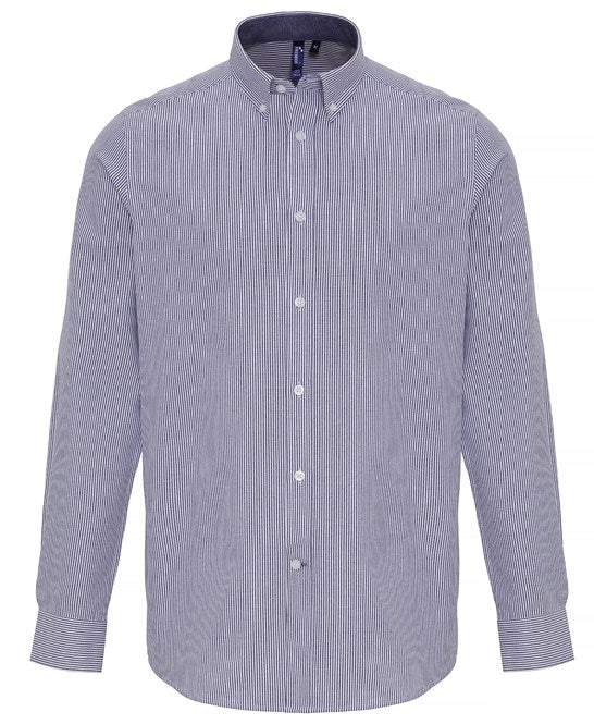 Premier Cotton-Rich Oxford Stripes Shirt