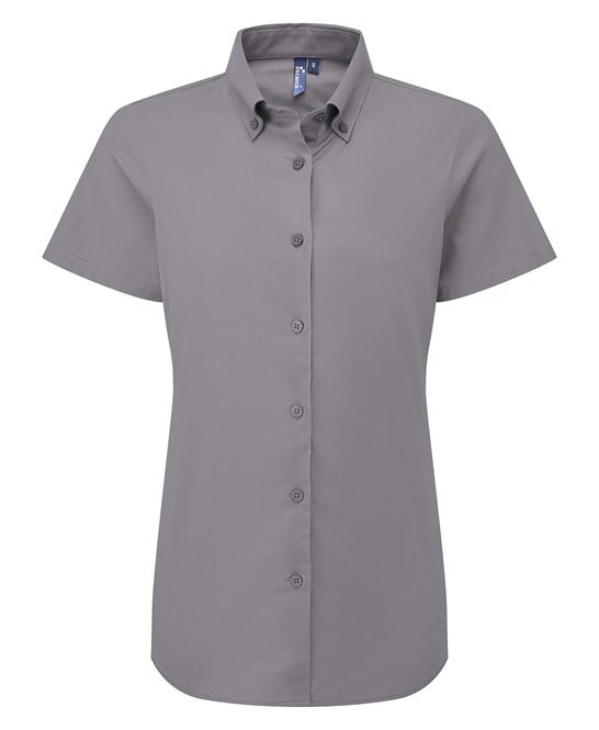 Premier PR386 Women’s ‘supreme’ Oxford Short Sleeve Shirt