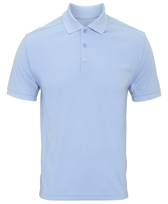 Premier Coolchecker® Piqué Polo - Light Blue